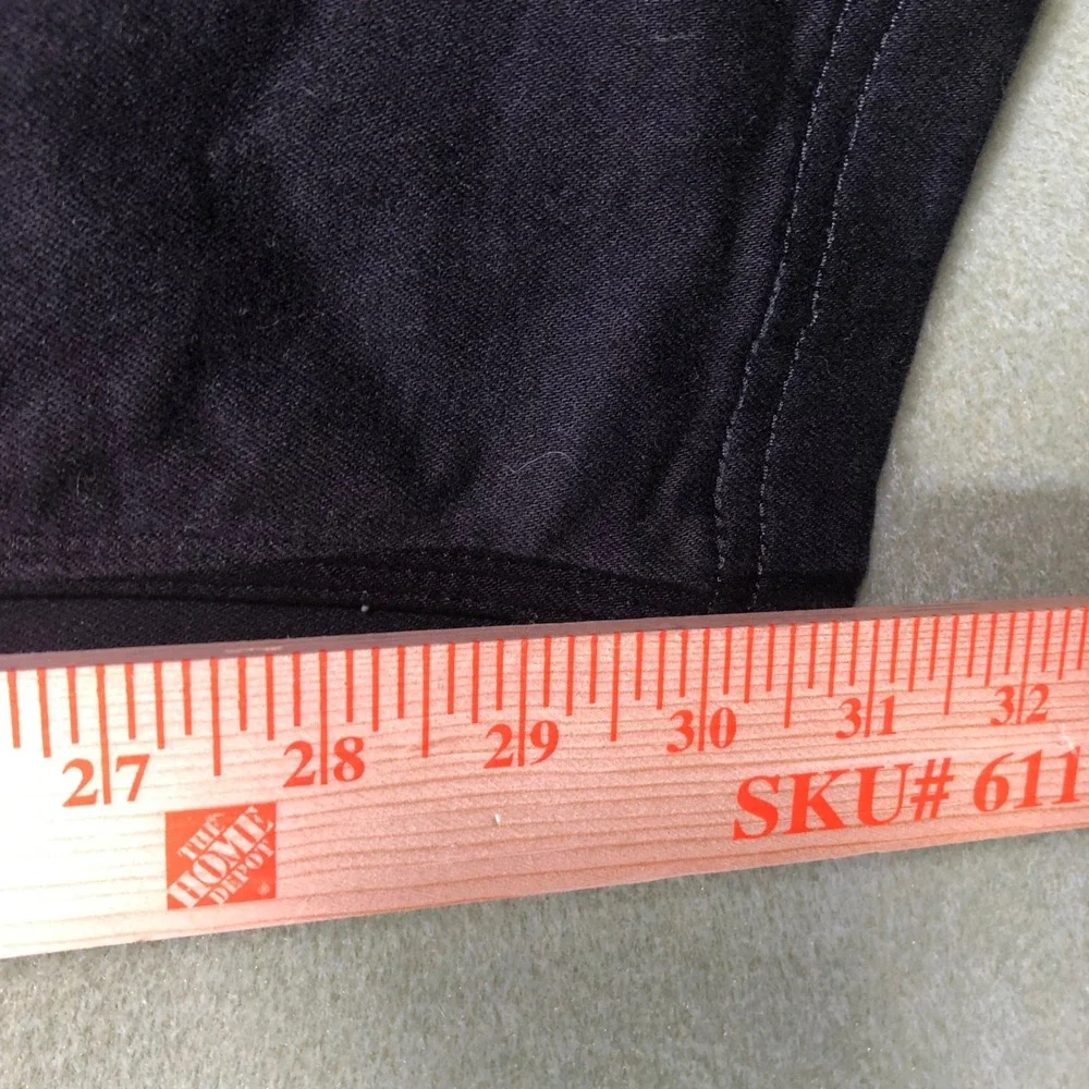 Duluth Trading Co Carpenter Pants Womens 12x31 Black Workwear Straight Leg